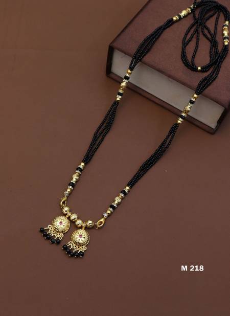 New Designer Fancy Wear Long Mangalsutra Latest Collection M 218